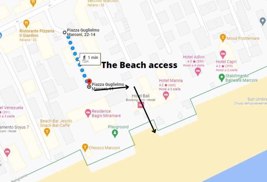 Movida Loft A Piazza Marconi Jesolo Lido - Spiaggia A 1 Minuto!!! ليدو دي يسولو المظهر الخارجي الصورة